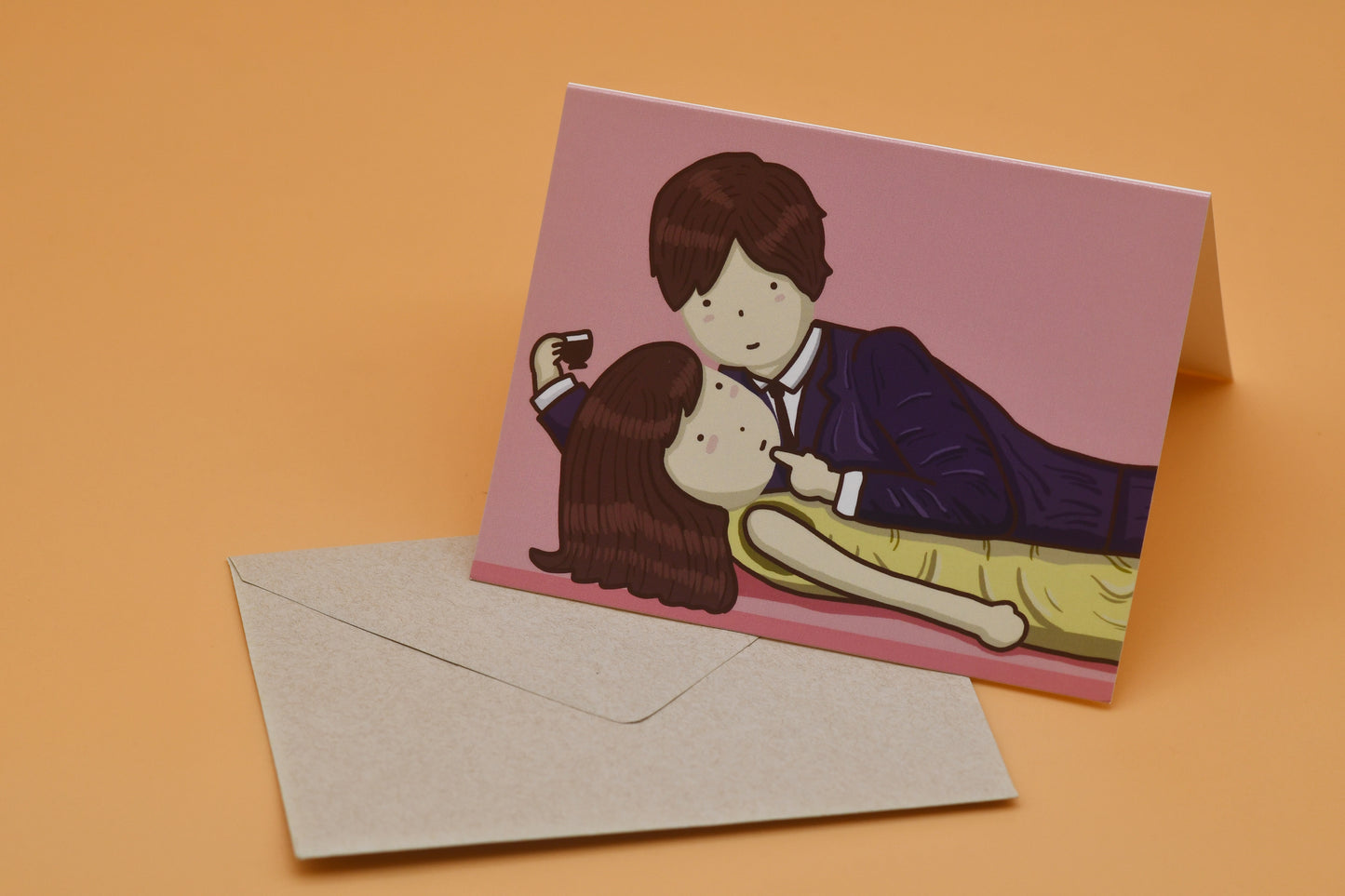 Japanese Doramas Greeting Cards